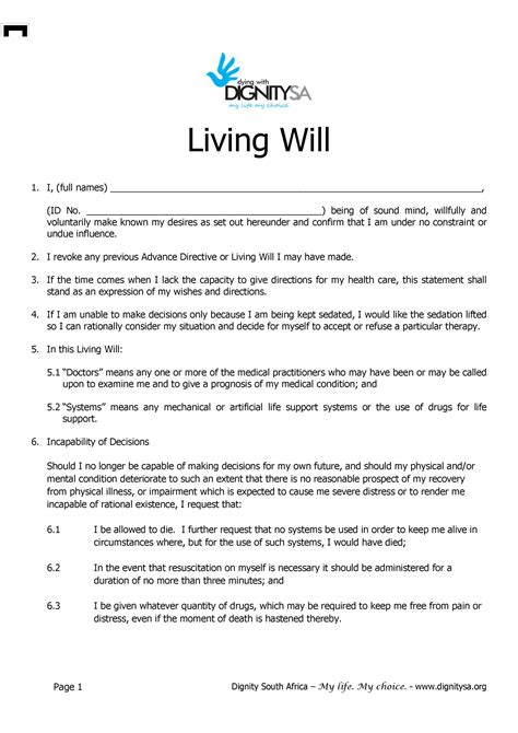 5 Free Living Will Templates to Download Now