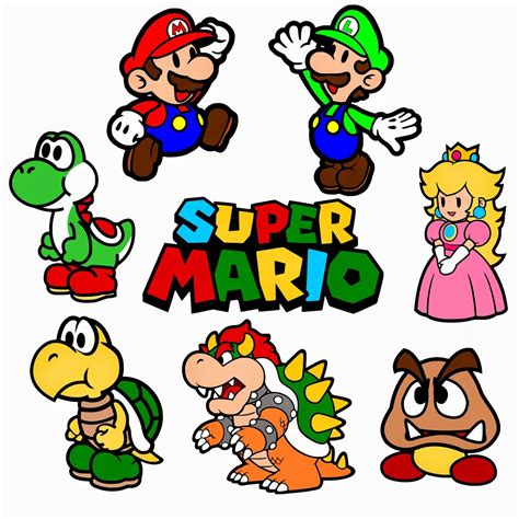 Free Printable Mario Characters