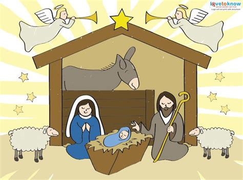 10 Free Printable Nativity Scenes to Decorate