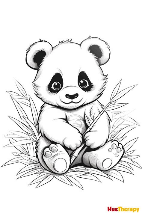 Free Printable Panda Coloring Pages