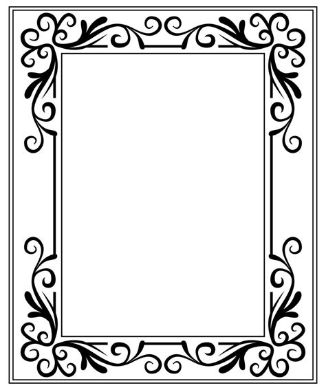 Free Printable Picture Frame Templates