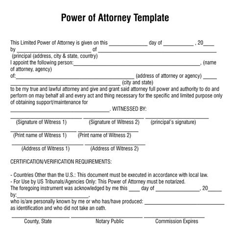 5 Free Printable POA Forms You Can Use