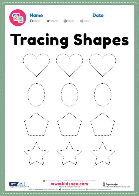 Free Printable Preschool Shapes Worksheets For Kids Square Shape