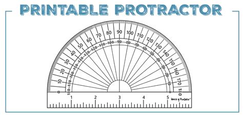 Free Printable Protractor Free Printable Templates