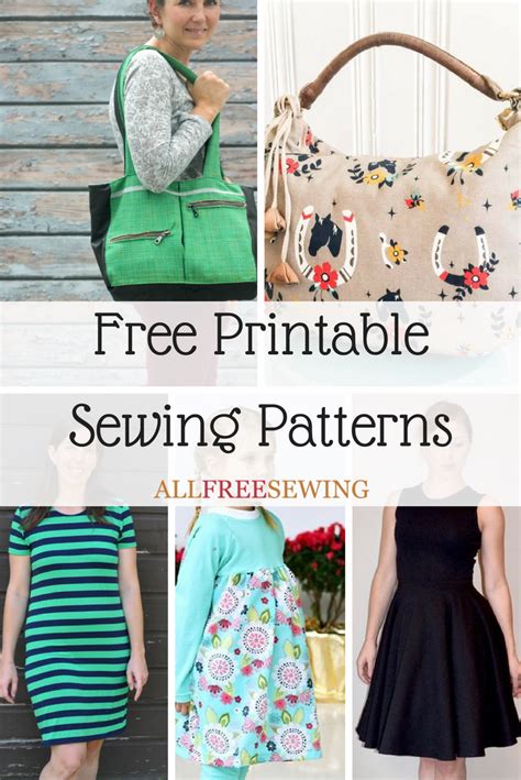 Free Sewing Patterns to Print at Home