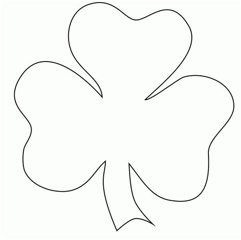 Free Printable Shamrock Templates for St Patrick's Day