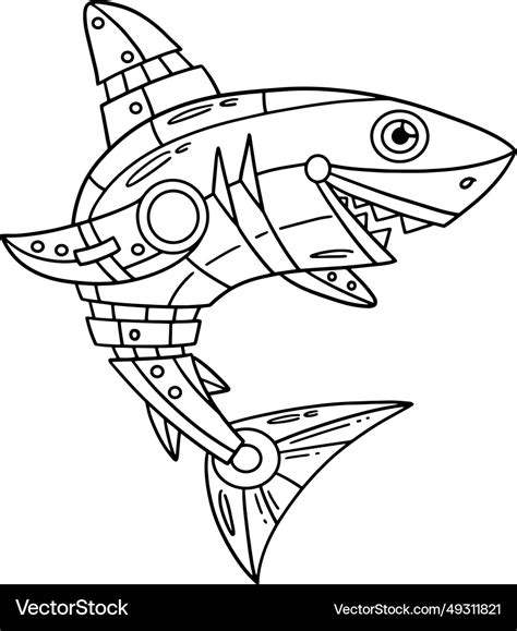 Free Printable Shark Robot Templates for Kids