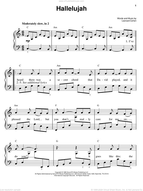 Free Printable Sheet Music Piano