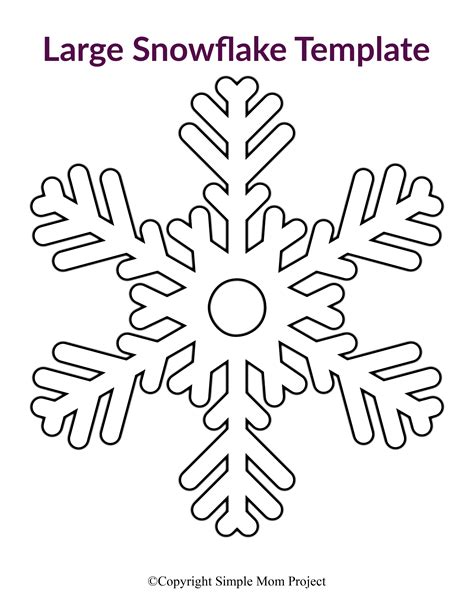 Free Printable Snowflake Templates for Winter Fun