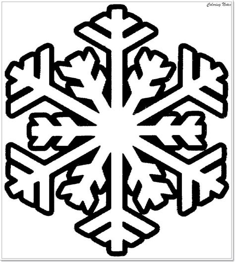 Free Printable Snowflakes Coloring Pages