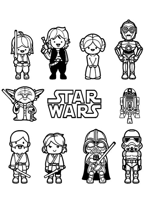 Free Printable Star Wars Coloring Kids Coloring Kids