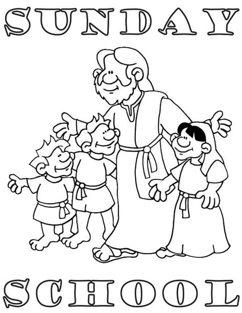 Free Printable Sunday School Coloring Pages