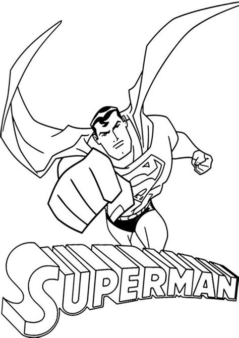 Free Printable Superhero Coloring Sheets