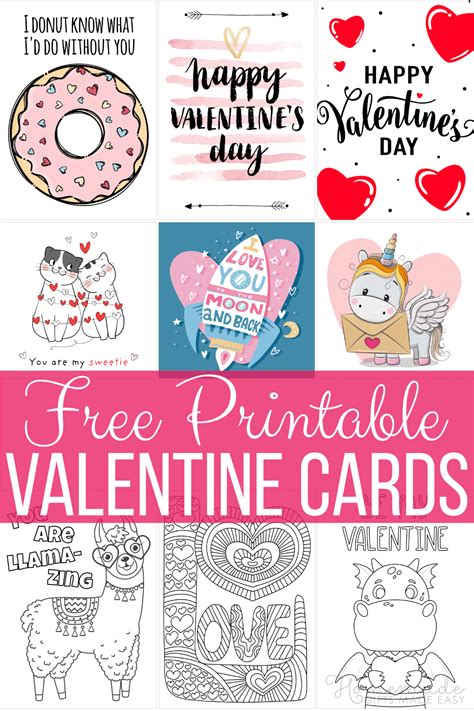 5 Free Valentine's Card Printables to Download