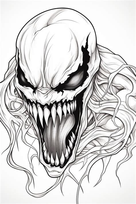 Free Printable Venom Coloring Pages For Kids Adults Coloring