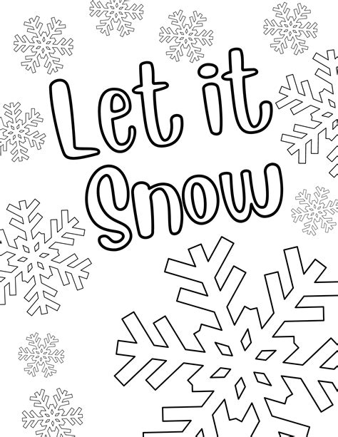 10 Free Winter Coloring Sheets to Print Now