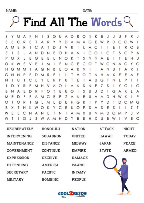 10 Free Printable Word Searches for Adults: Hard Level