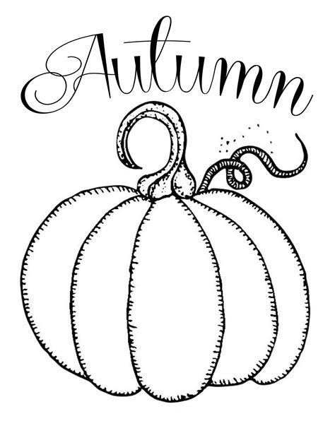 Free Printables Chalkboard Autumn Pumpkin Pumpkin Coloring Pages