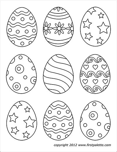 Free Printables Easter Eggs Free Printable Templates