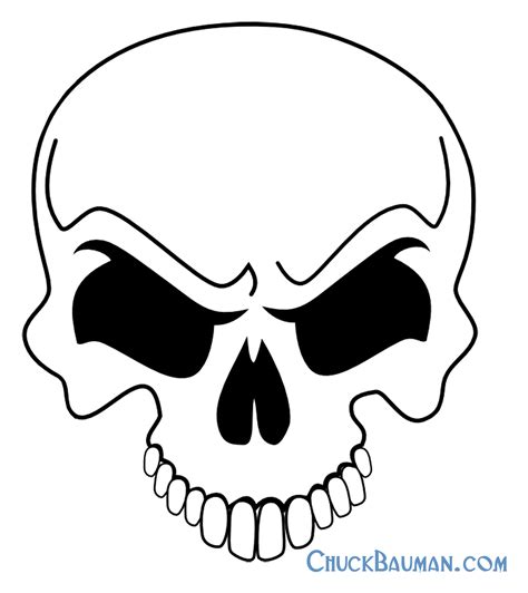 Free Skull Tattoo Stencils Download Free Skull Tattoo Stencils Png Images Free Cliparts On