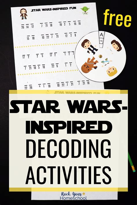 Free Star Wars Inspired Activities For Decoding Fun Star Wars Rings Ideas Of Star Wars Rings