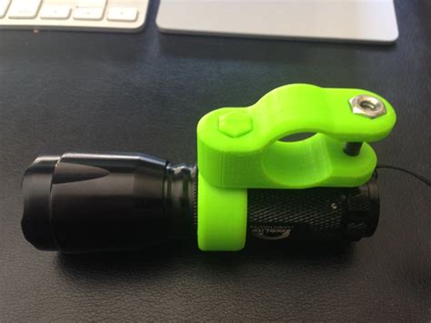 Free Stl File Bike Flashlight Mount 3D Print Model To Download Cults