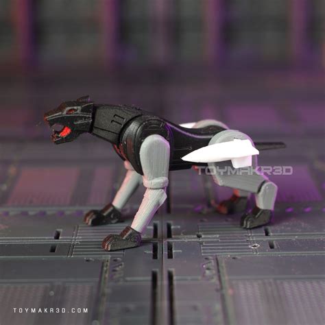 Free Stl Files For 3D Printing G1 Transformers Ravage Stl Toymakr3d