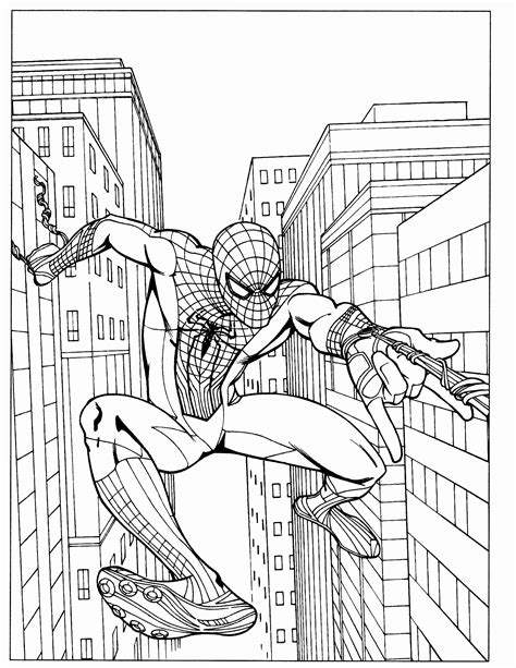 Free The Amazing Spider Man Coloring Pages Download Free The Amazing