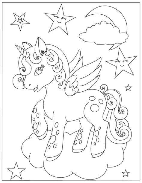 Free Unicorn Coloring Pages To Download Printable Pdf Verbnow