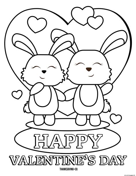 Free Valentine's Day Coloring Pages for Kids