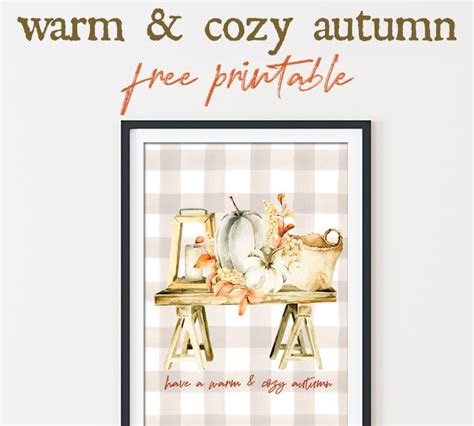 Free Warm And Cozy Autumn Printable I Should Be Mopping The Floor