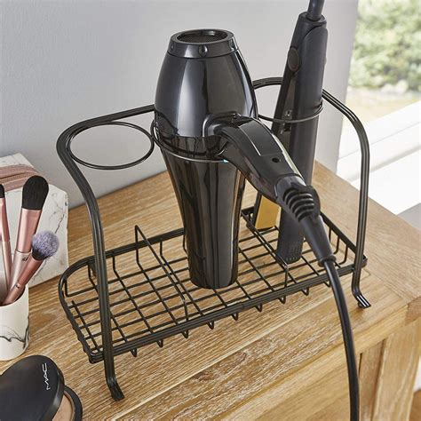 Freestanding Hair Dryer And Straighteners Holder