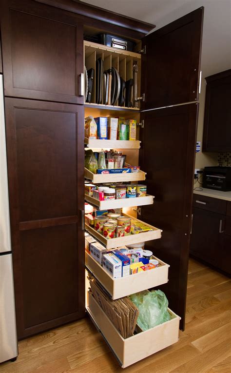 Freestanding Kitchen Pantry Cabinet With Pull Out Shelves Www