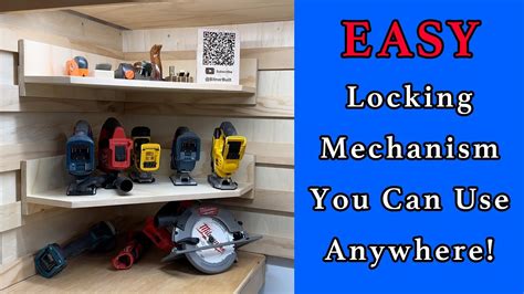 French Cleat Corner Shelves With Locks Easy Fast Build Youtube