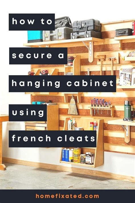 French Cleats And How To Use Them Secure Cabinet Hanging