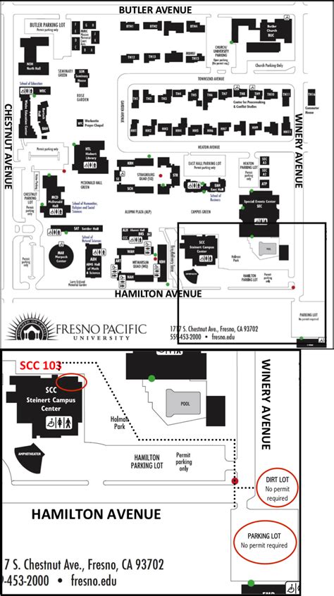 Fresno Pacific University Campus Map