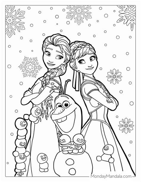 Frozen Coloring Pages Printable For Free Download