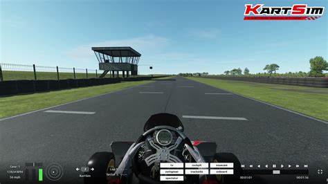 Fulbeck Kart Circuit Hotlap In Kartsim On Rfactor 2 Youtube