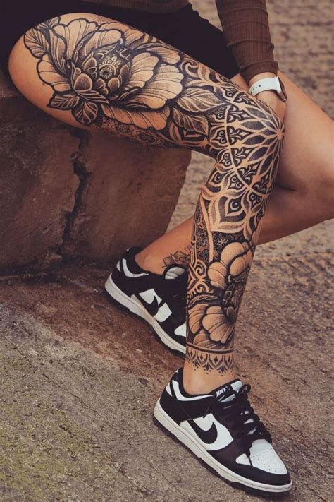 Full Leg Tattoo For Women Tattoo Designs For Women