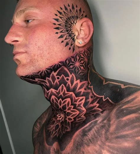 Full Neck Tattoos For Men