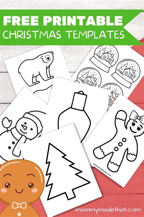 Fun Christmas Printable Templates A Ton Of Free Ones