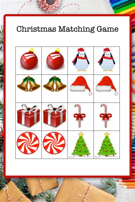 Fun Free Printable Christmas Memory Game Parentingbest Com