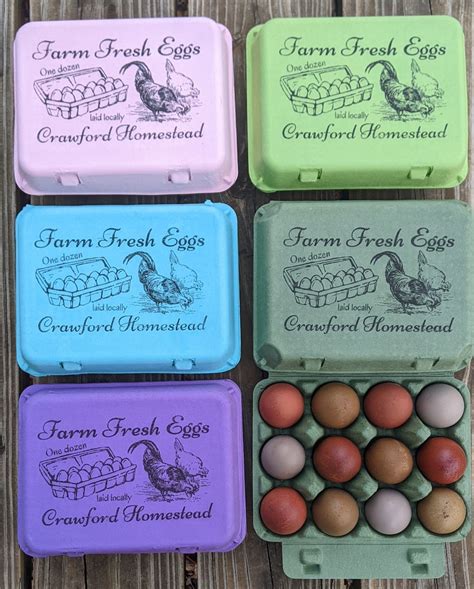 Funny Egg Cartons Custom Egg Cartons Etsy