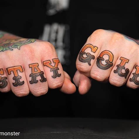 Funny Knuckle Tattoos