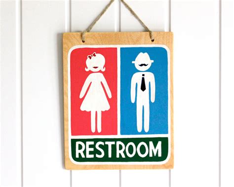 Funny Restroom Signs Printable Collection