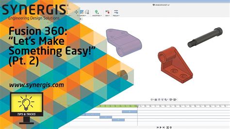 Fusion 360 Let S Make Something Easy Pt 2 Youtube