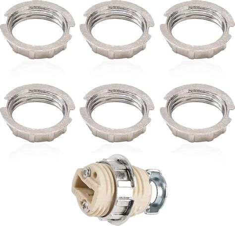 G9 Light Socket Rings Lamp M20 Shade Holder Adapter Ring Zinc Alloy For