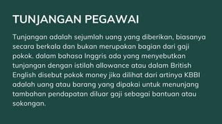 Gaji Allowance Artinya