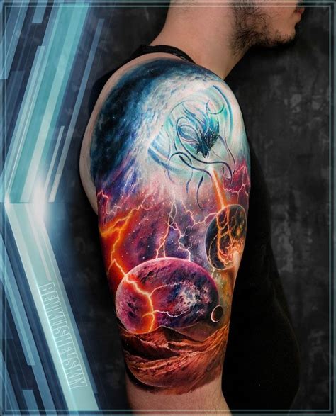 Galactic Tattoo Tattoo Collection Every Hour I Publish The Most Interesting Tattoos Subscribe