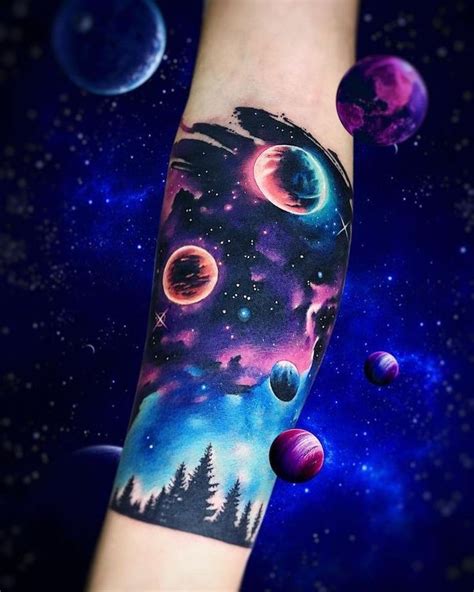 Galaxy Tattoo Designs for Cosmic Inspiration